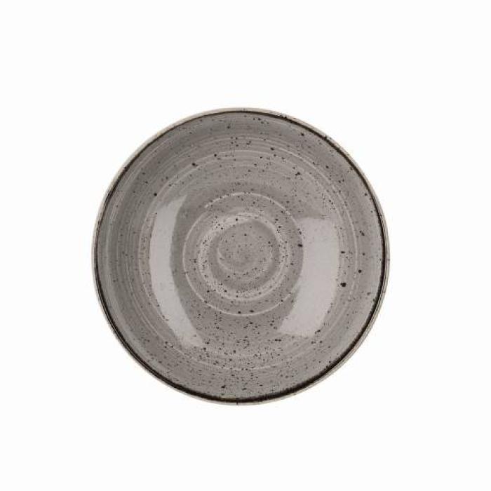 STONECAST - PEPPERCORN GREY - COUPE BOWL - 18.2CM (12)
