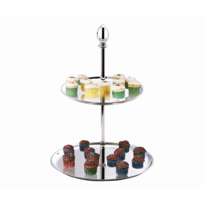 INFINITI CAKE STAND 2-TIER - 211mm (H) (DIAMETER: 125mm / 158mm)