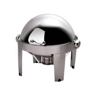 CHAFING DISH IBIS ROUND ROLL TOP 18/10 S/STEEL 515 x 518 x 470mm 6.5Lt