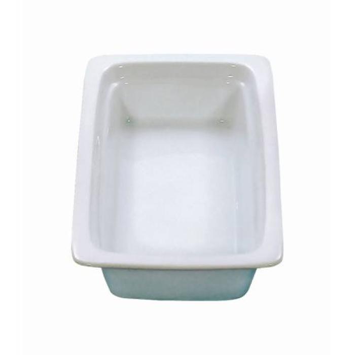 INSERT PORCELAIN THIRD GN1/3 178 x 329 x 63mm 2Lt