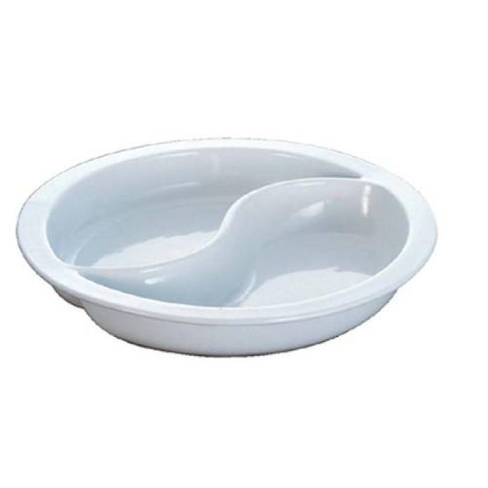 INSERT ROUND PORCELAIN 2 DIV 388 x 66mm 4Lt