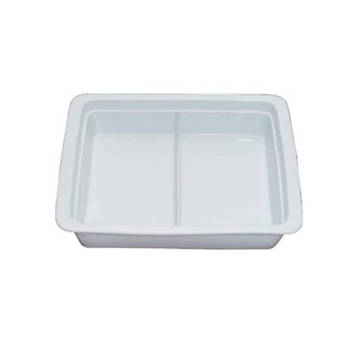 INSERT PORCELAIN GN2/3 2 DIV 329 x 355 x 63mm 3Lt