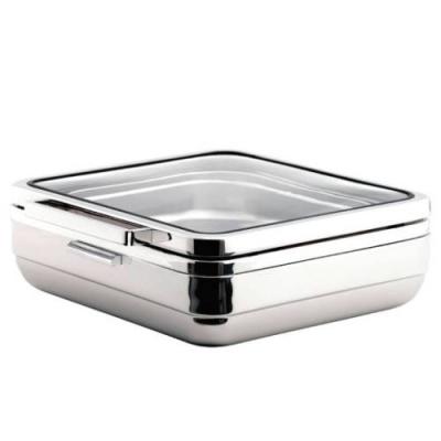 T-COLLECTION INDUCTION CHAFING DISH (SQUARE) STEEL BAND 5.5Lt