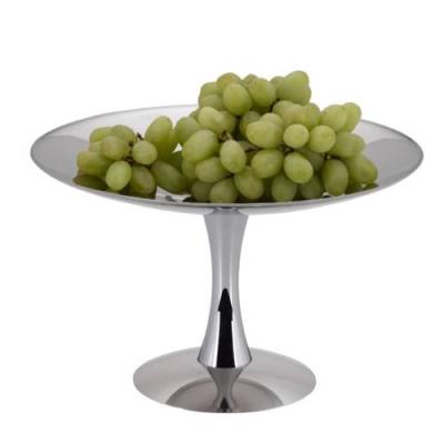 FRUIT STAND S/STEEL - 1-TIER 18/10 D325 x H200mm