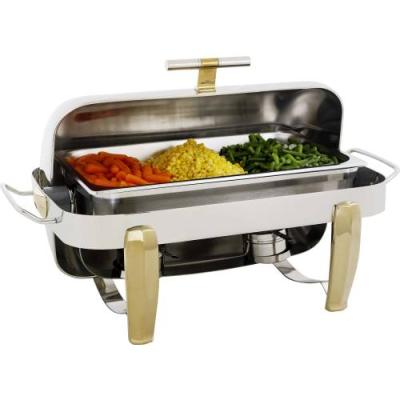 CHAFING DISH DELUX-ROLLTOP (RECTANGULAR) 7.5Lt