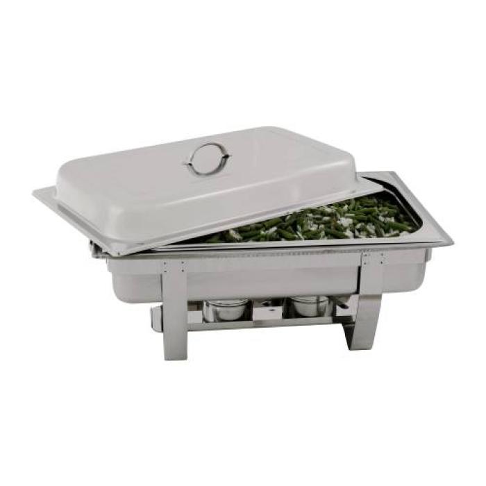 CHAFING DISH STAINLESS STEEL-POLISHED (RECTANGULAR) 7.5Lt