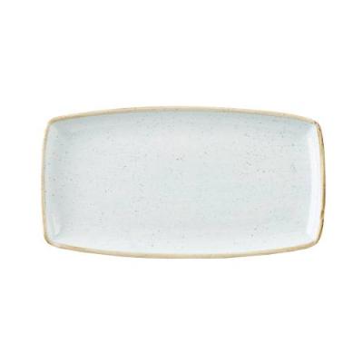 STONECAST - DUCK EGG BLUE - OBLONG PLATE - 35x18.5CM (12)
