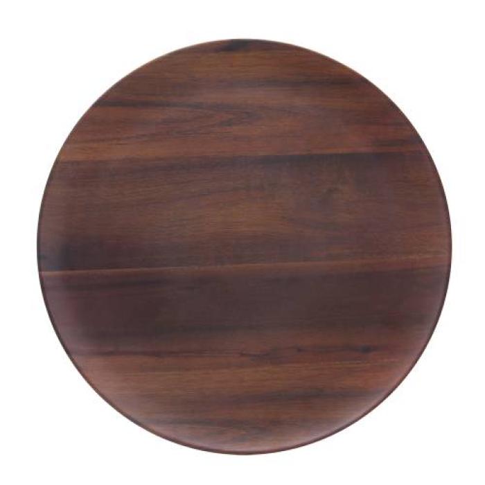 PLATTER WOOD GRAIN - ROUND - 457mm