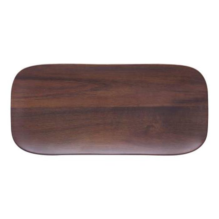 PLATTER WOOD GRAIN - RECT - 374mm x 171mm