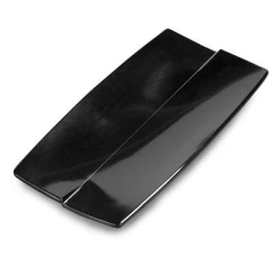 RAVE DISPLAYWARE RECTANGULAR PLATTER 580 x 200 x 20mm (BLACK)