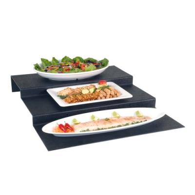 STEP RISER ABS - 3 STEPS (BLACK) 600 x 750 x 95mm