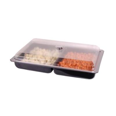 SALADWARE - MARINADE DISH (2 DIVISION) 525 x 325 x 60mm