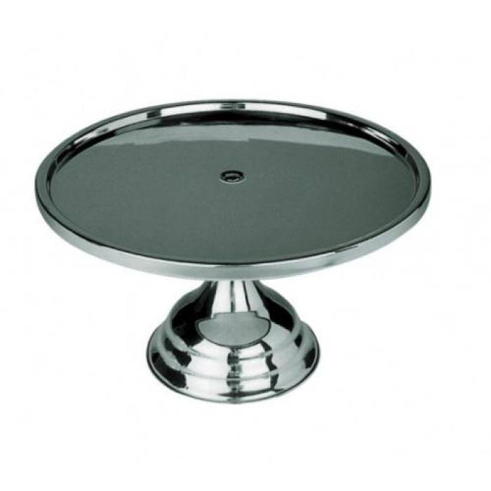 CAKE STAND S/STEEL - 330 x 180mm