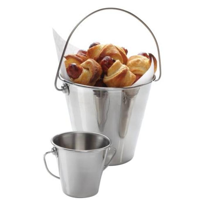 MINI S/STEEL PAIL - 90mm
