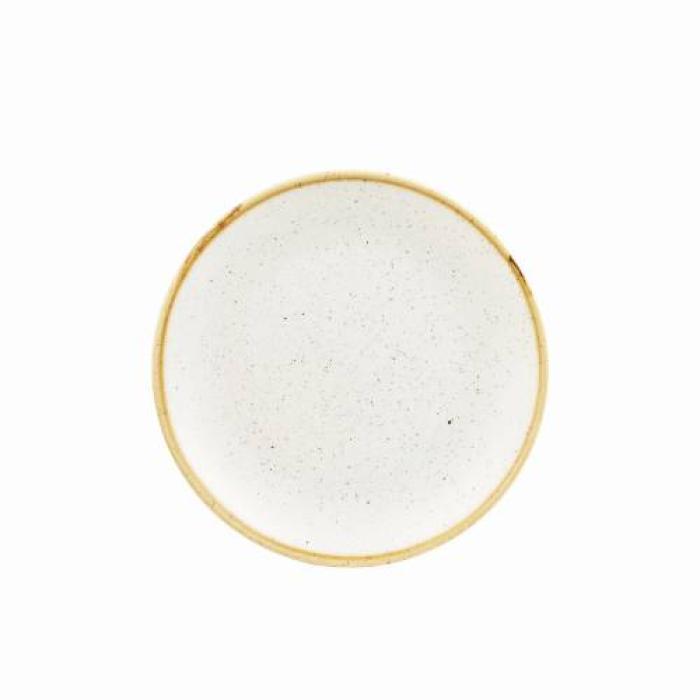 STONECAST - BARLEY WHITE - COUPE PLATE - 21.7CM (12)