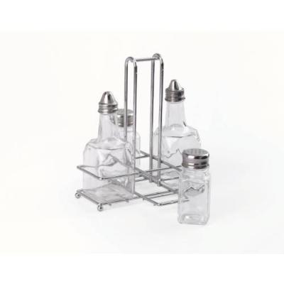 CONDIMENT STAND - OIL/VINEGAR/SALT/PEPPER