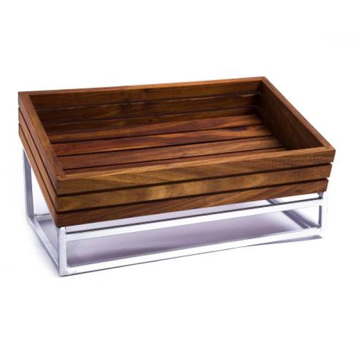 WOOD DISPLAY BASKET (500 x 300 x 90mm) INFINITI