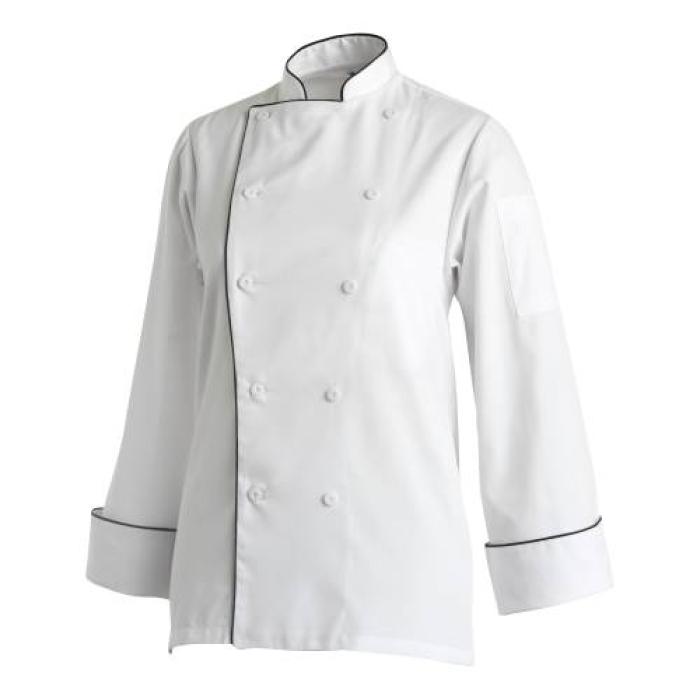 CHEFS UNIFORM LADIES BASIC JACKET - X SMALL