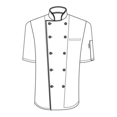 CHEFS UNIFORM JACKET EXECUTIVE MEN SHORT - X SMALL