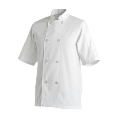 CHEFS UNIFORM JACKET BASIC SHORT - X SMALL