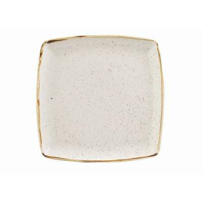 STONECAST - BARLEY WHITE - DEEP SQUARE PLATE - 26.8CM (6)