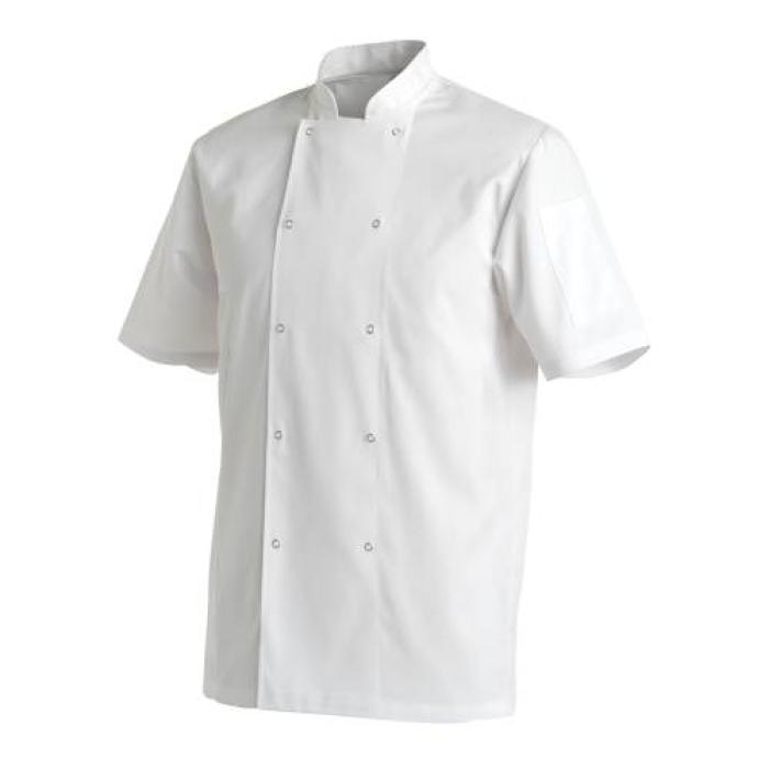 CHEFS UNIFORM JACKET LAUNDRY COAT SHORT- X SMALL