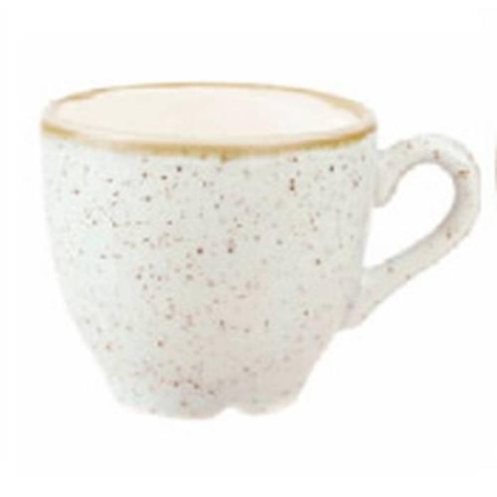 STONECAST - BARLEY WHITE - ESPRESSO CUP - 10CL (12)