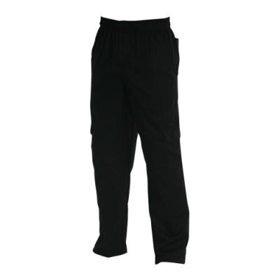 CHEFS UNIFORM - CARGO'S BLACK - MEDIUM