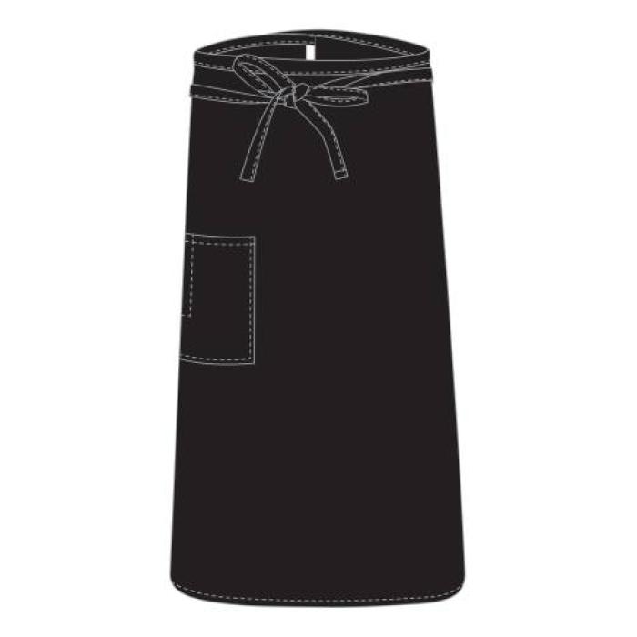 CHEFS UNIFORM - BISTRO BLACK APRON