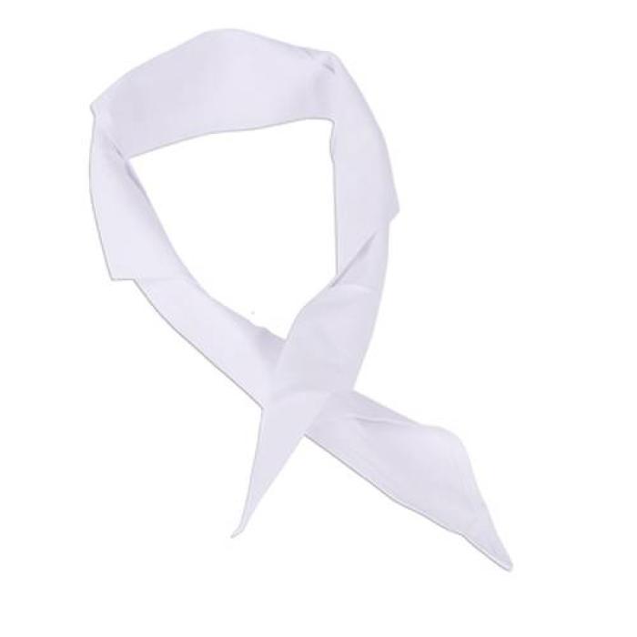 CHEFS UNIFORMS - TRIANGLE NECK TIE - WHITE