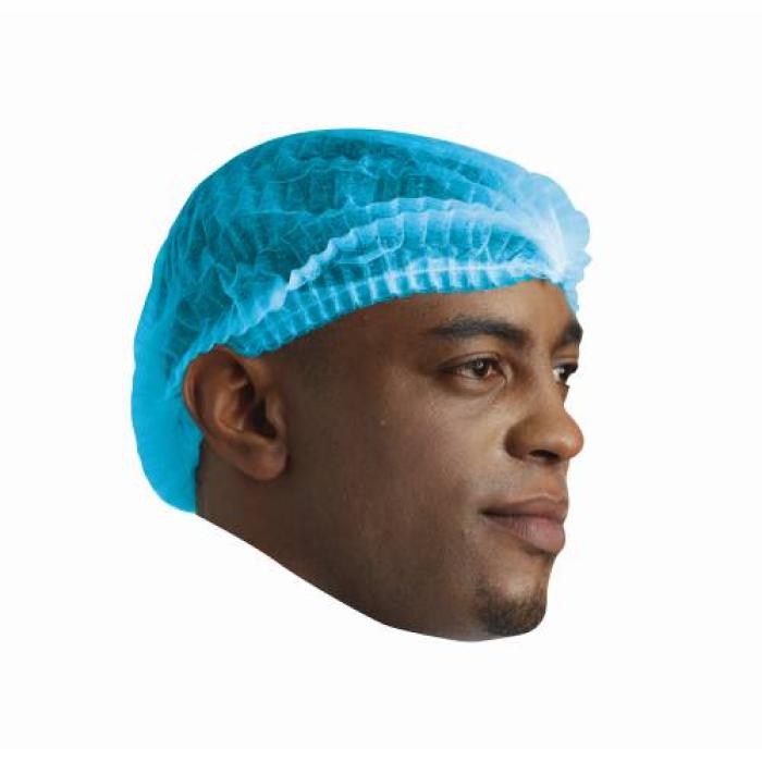 DISPOSABLE MOP CAPS - BLUE - PACK OF 100