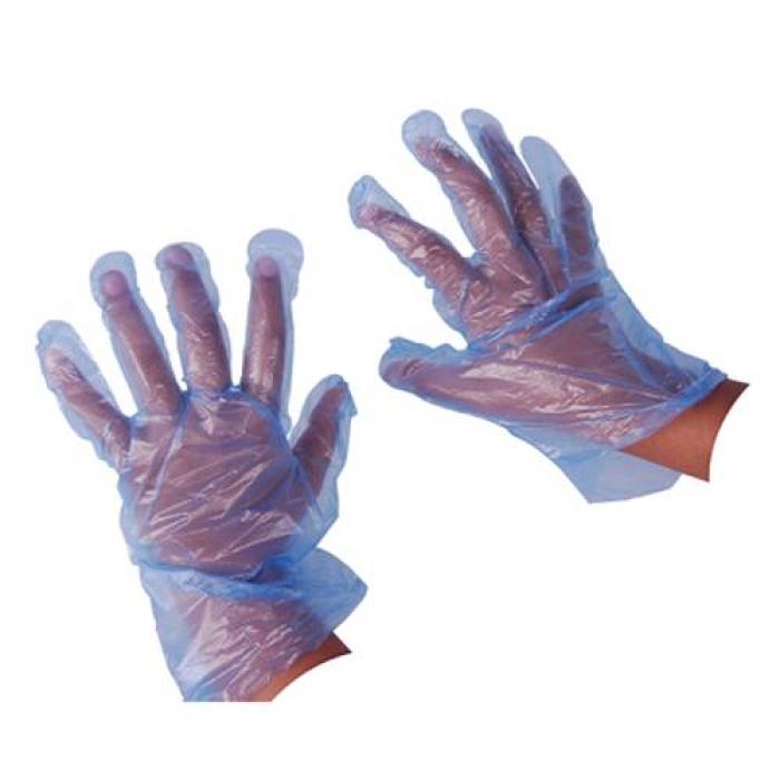 DISPOSABLE DELI GLOVES - BLUE - PACK OF 100