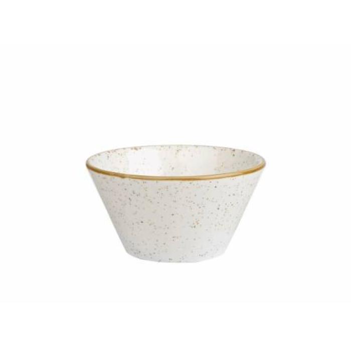 STONECAST - BARLEY WHITE - SAUCE DISH - 9CL (12)