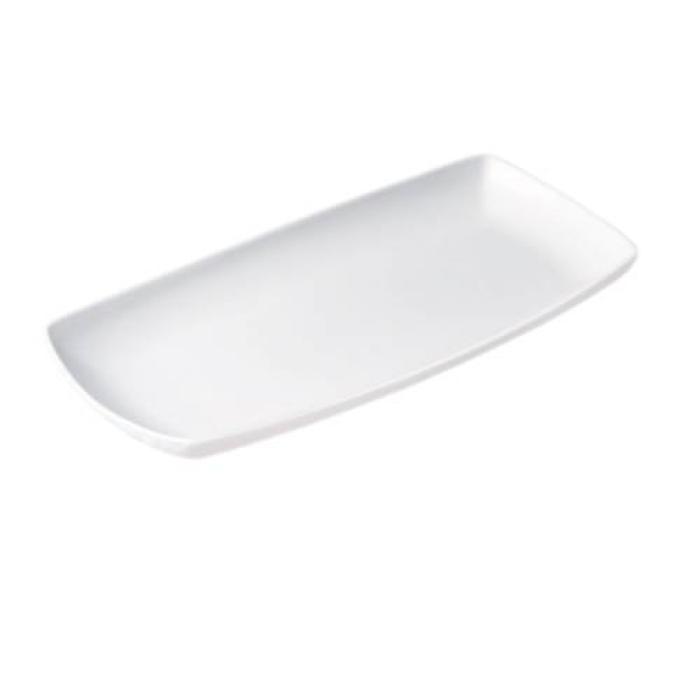 X SQUARED - WHITE - OBLONG PLATE - 29x15CM (12)