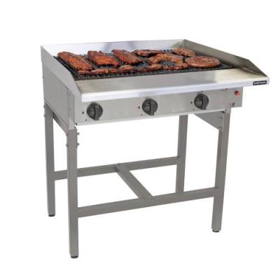 GAS GRILLER ANVIL - 6 BURNER RADIANT - FREE STANDING