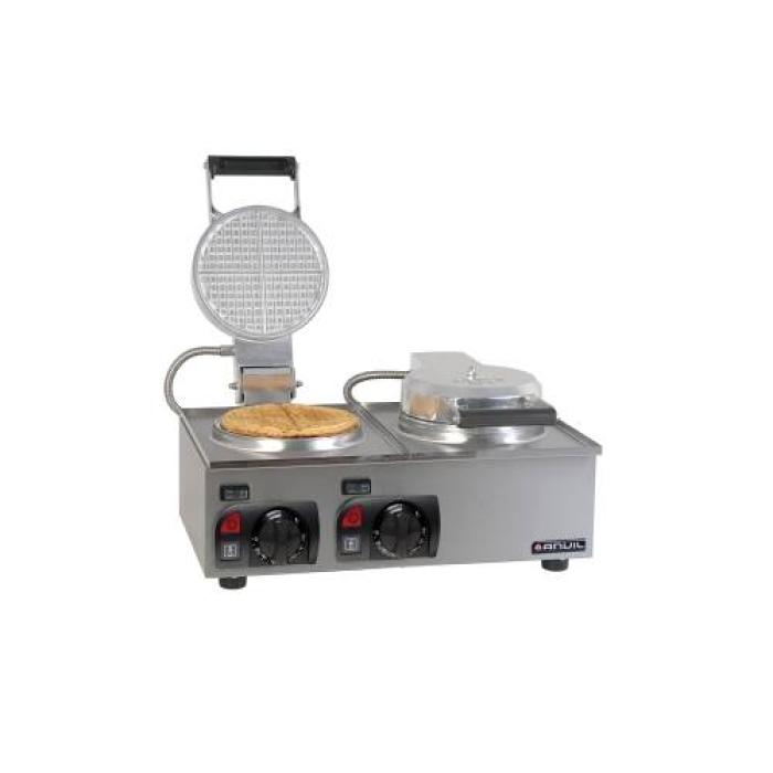 WAFFLE BAKER ANVIL - 2 PLATE