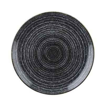 HOMESPUN - CHARCOAL BLACK - COUPE PLATE - 26CM (12)