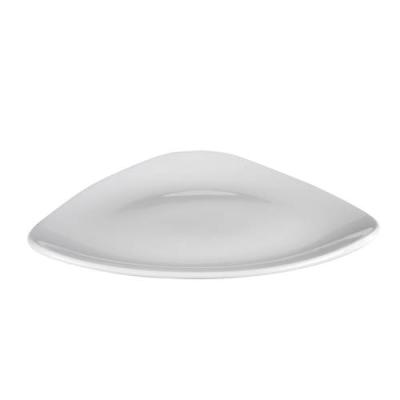 LOTUS - WHITE - TRIANGLE PLATE - 23CM (12)