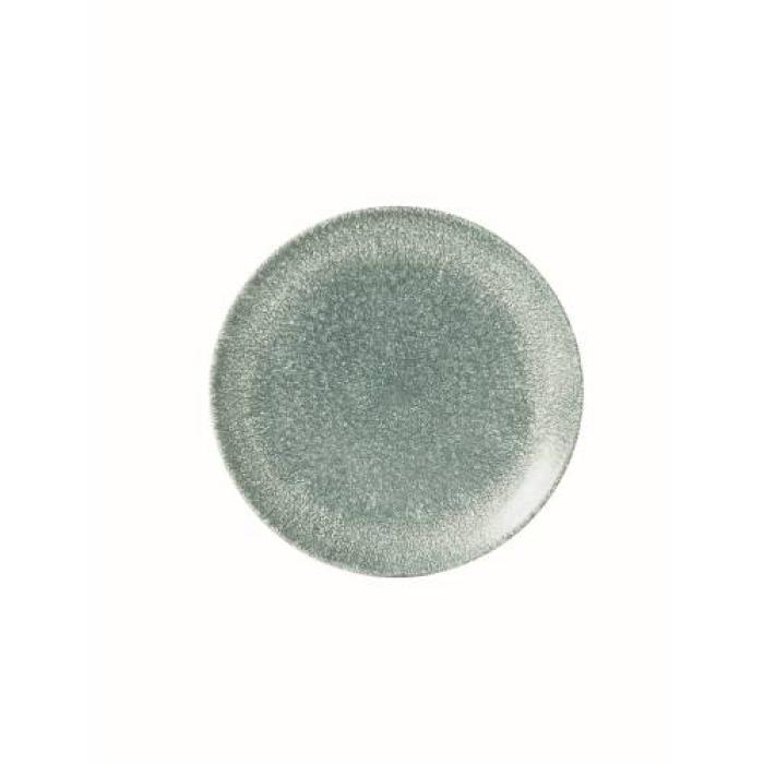 RAKU - TOPAZ BLUE - COUPE PLATE - 16.5CM (12)