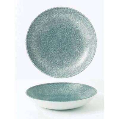 RAKU - TOPAZ BLUE - COUPE BOWL - 18.2CM (12)
