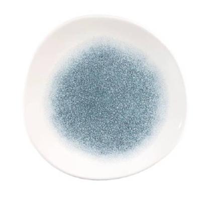 RAKU - TOPAZ BLUE - ORGANIC ROUND PLATE - 26.4CM (12)