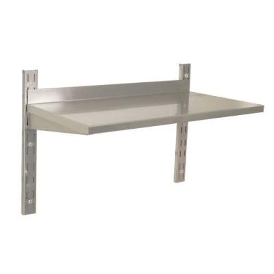 S/STEEL WALL SHELVING SINGLE - 1200 x 300mm