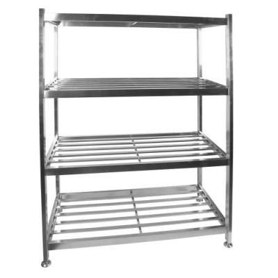 POT RACK S/STEEL - FLOOR STANDING 1200 x 600 x 1450mm