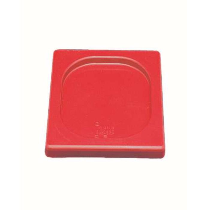 STORAGE CONTAINER FULL LID - POLYPROP (RED)