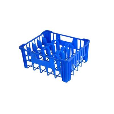 GLASS CRATE LARGE - 30 GLASSES (BLUE) 475 x 400 x 205mm