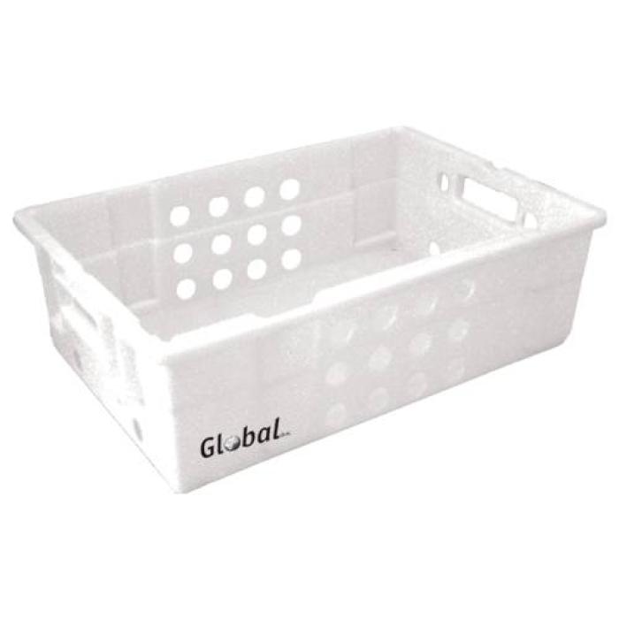 FREEZER CRATE PLASTIC - VENTED - 600 x 400 x 188mm
