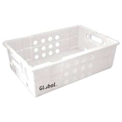 FREEZER CRATE PLASTIC - VENTED - 600 x 400 x 188mm