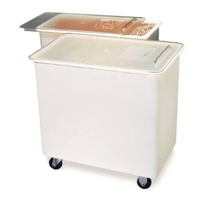 INGREDIENT BIN PORTABLE - 136Lt (WHITE) 365 x 740 x 695mm