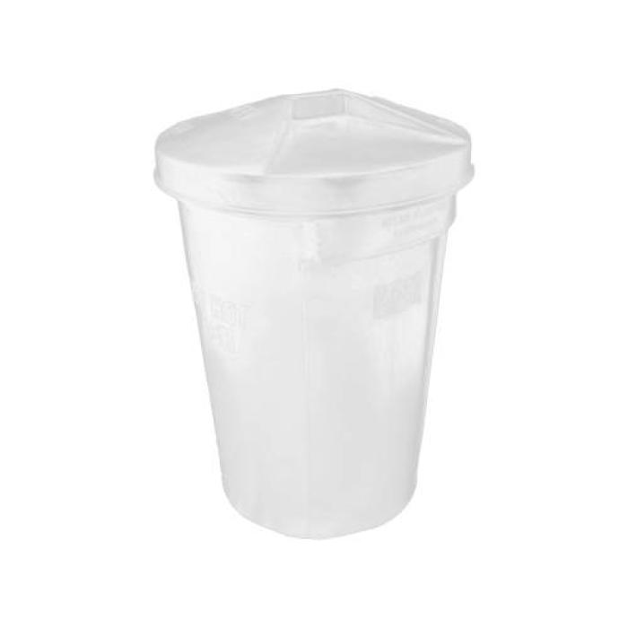 INGREDIENT BIN 85Lt (WHITE) 450 x 630mm - INCLUDES LID