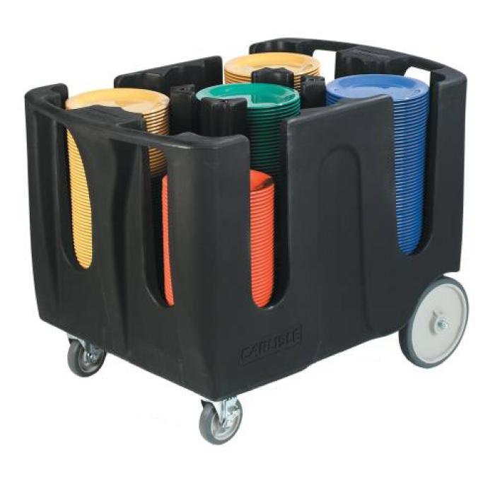 OPTIMIZER DISH DOLLY - 4 DIVISION (BLACK) 42.1kg - 711 x 1092 x 805mm